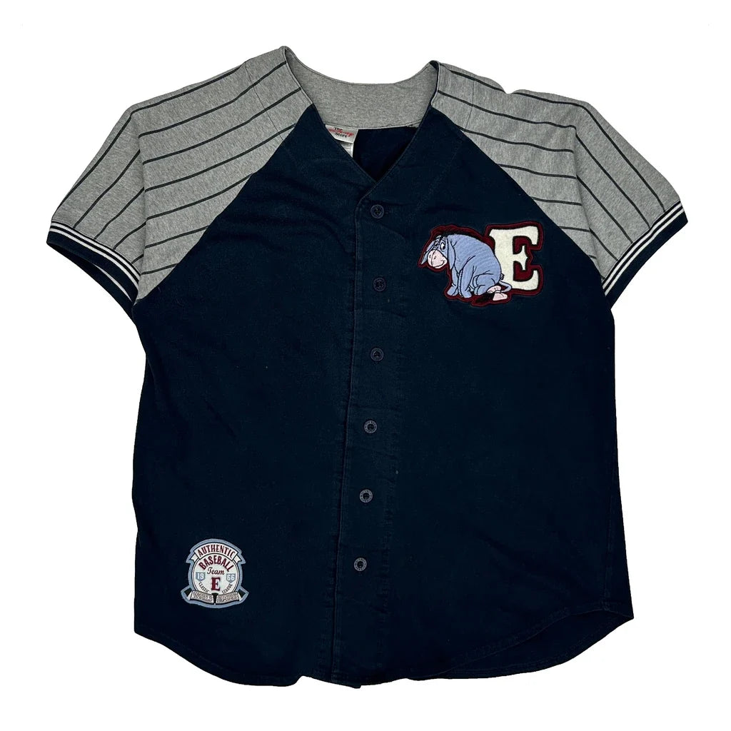 Maillot de baseball Winnie l'Ourson Tigrou, taille S, bleu marine, coton, manches courtes
