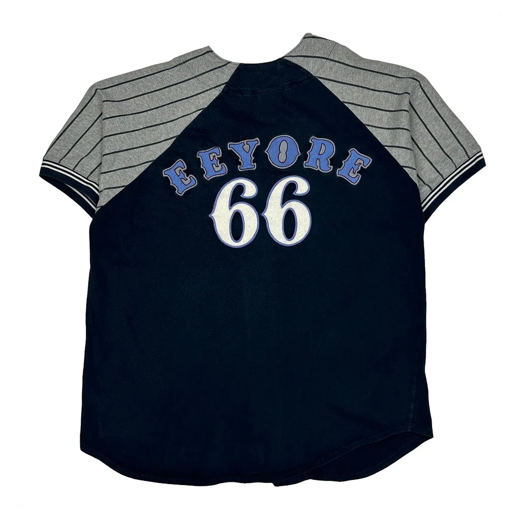 Maillot de baseball Winnie l'Ourson Tigrou, taille S, bleu marine, coton, manches courtes