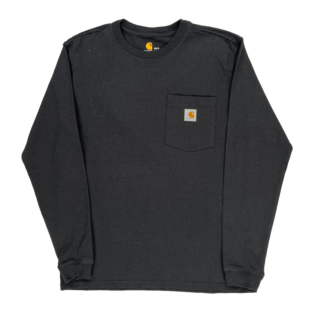 T-shirt à manches longues - Coton noir petite taille