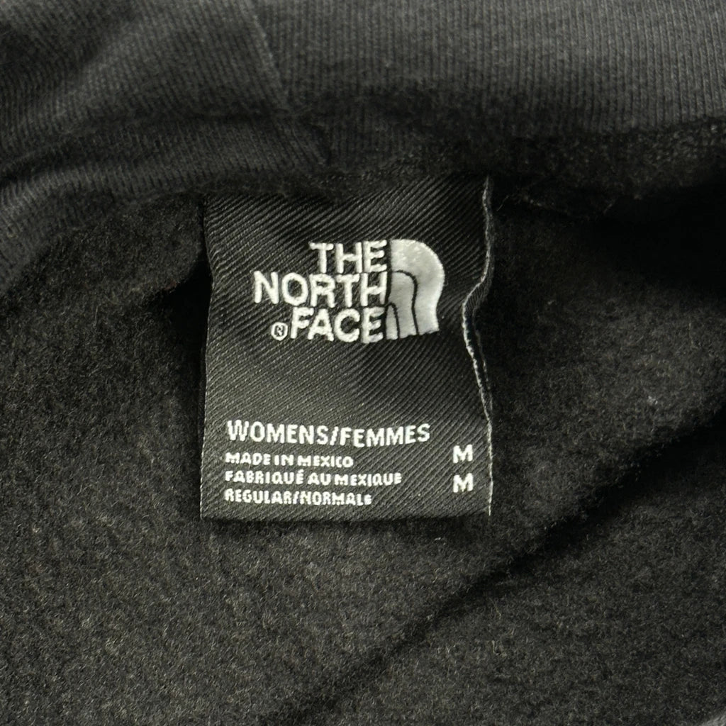 Sweat à capuche noir pour femme, coupe droite, manches longues en coton