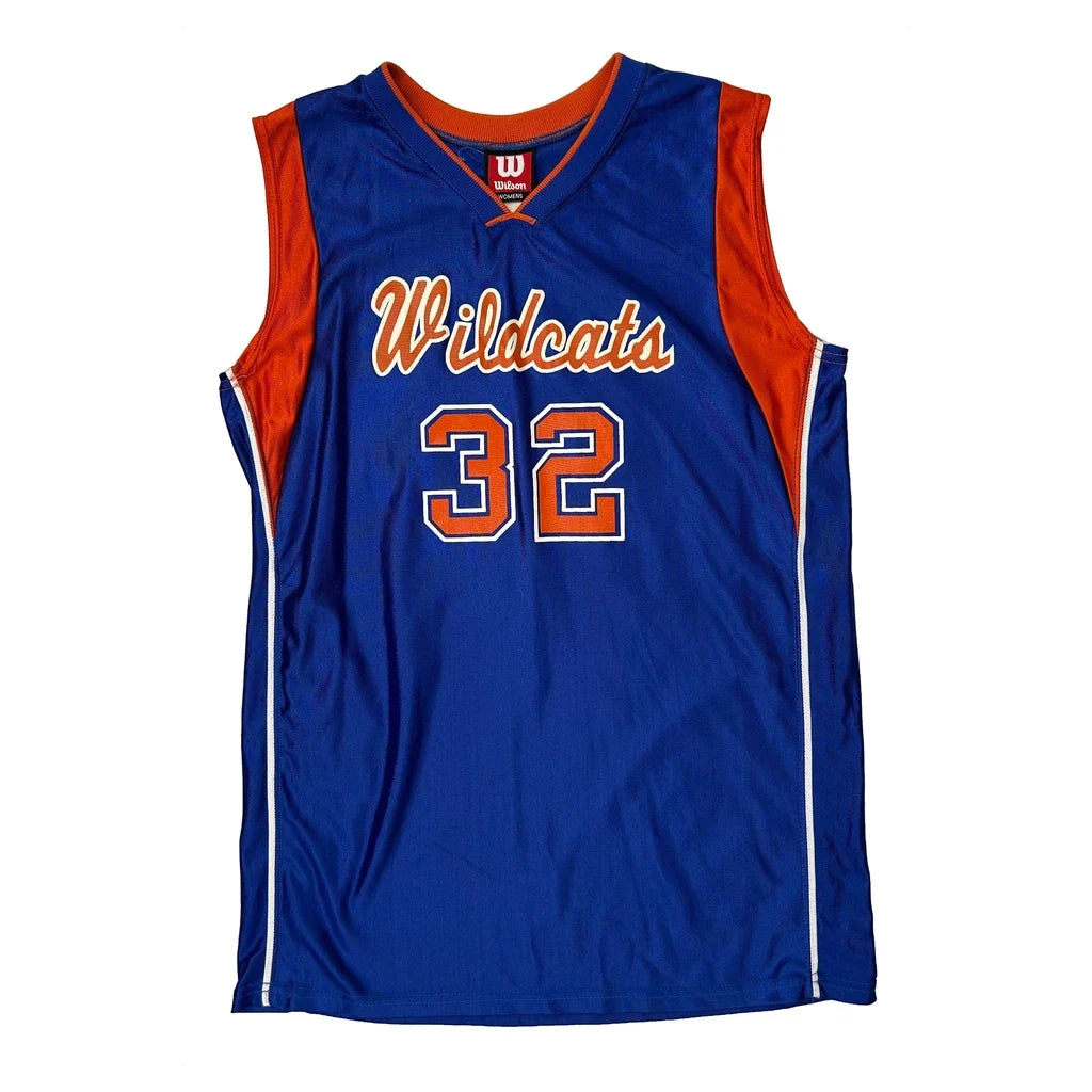 Maillot sans manches Wildcats Col en V Grand Bleu Polyester Athlétique Femme