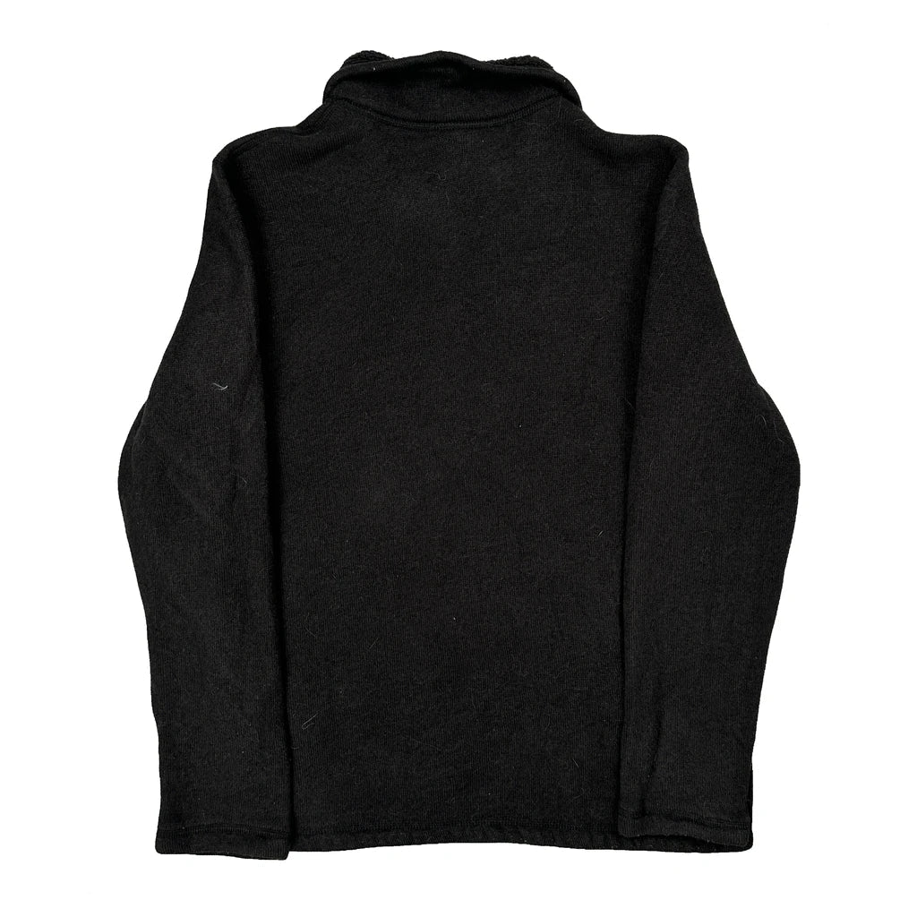 Veste polaire grande taille noir polyester