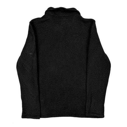 Veste polaire grande taille noir polyester