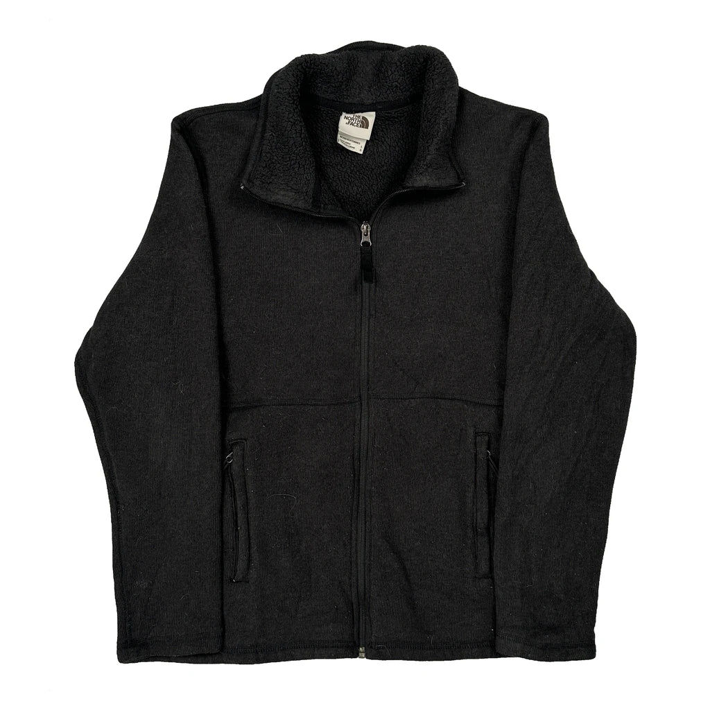 Veste polaire grande taille noir polyester