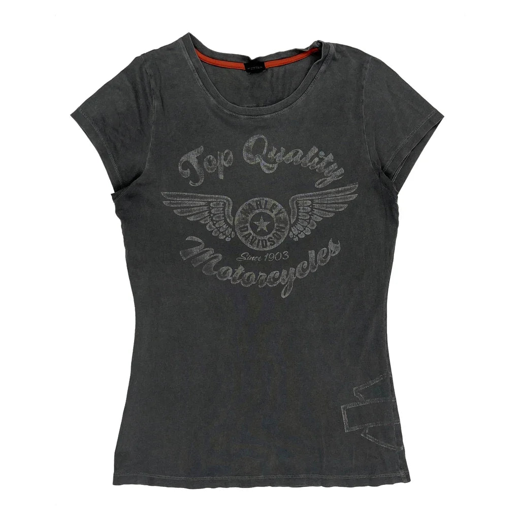 T-shirt graphique - Coton gris XS