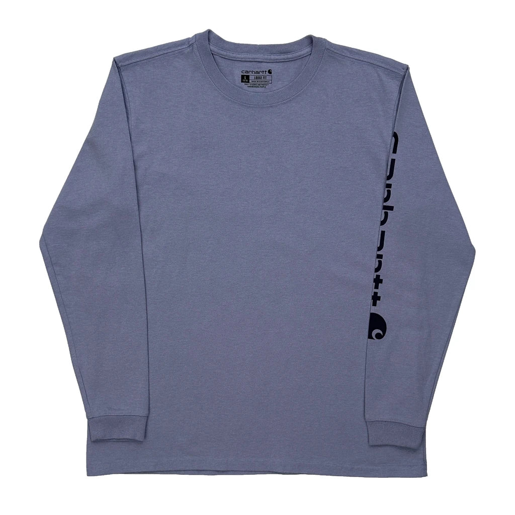 T-shirt à manches longues grande taille violet coton décontracté femme