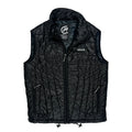 Gilet matelassé noir pour homme Coupe classique sans manches Taille M