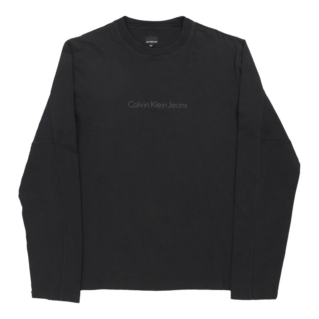 T-shirt à manches longues Spellout XL marine coton
