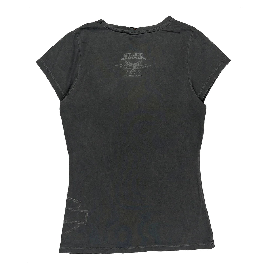 T-shirt graphique - Coton gris XS