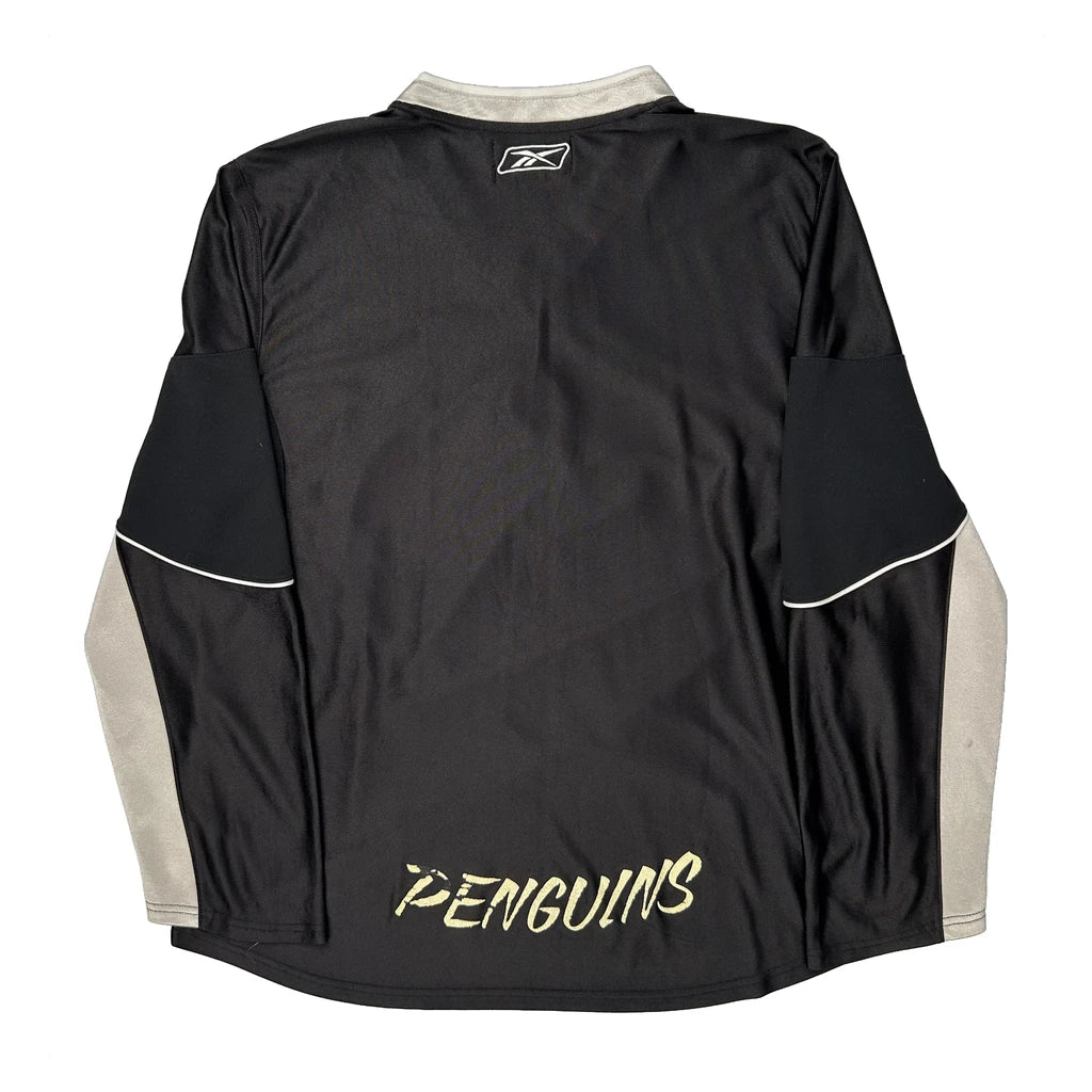 Maillot Pingouins - Femme Noir Manches Longues TTG