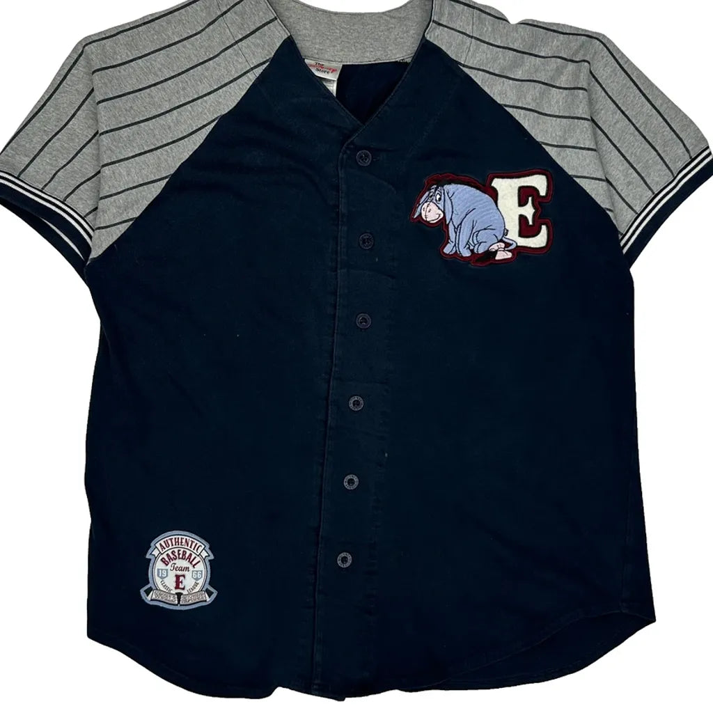 Maillot de baseball Winnie l'Ourson Tigrou, taille S, bleu marine, coton, manches courtes