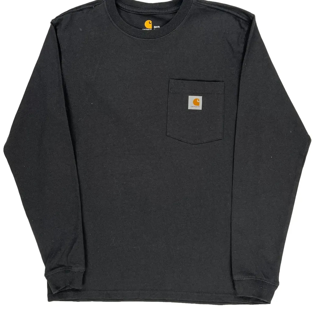 T-shirt à manches longues - Coton noir petite taille