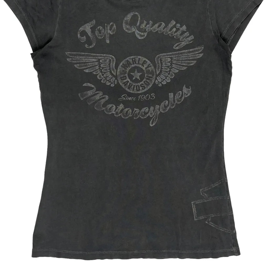 T-shirt graphique - Coton gris XS