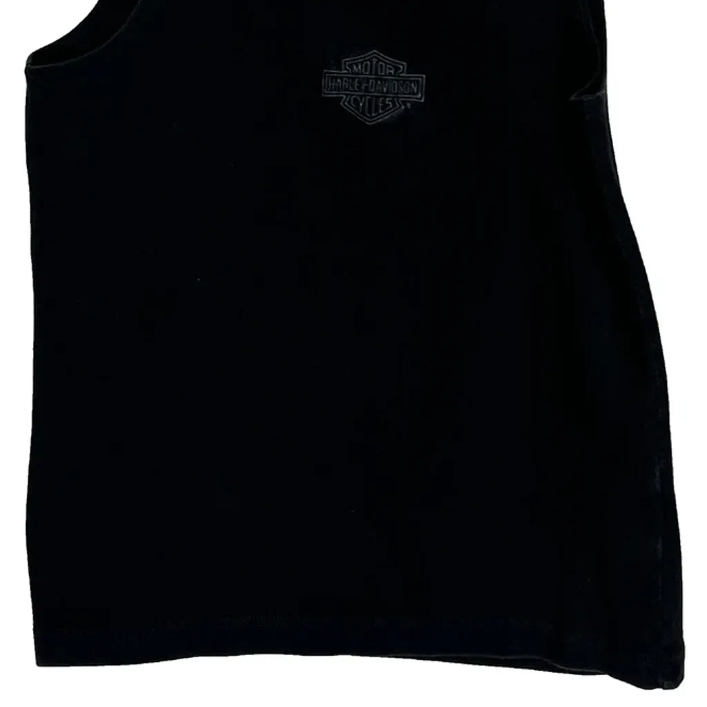 Gilet sans manches pour femme XS noir coton décontracté col rond coupe classique