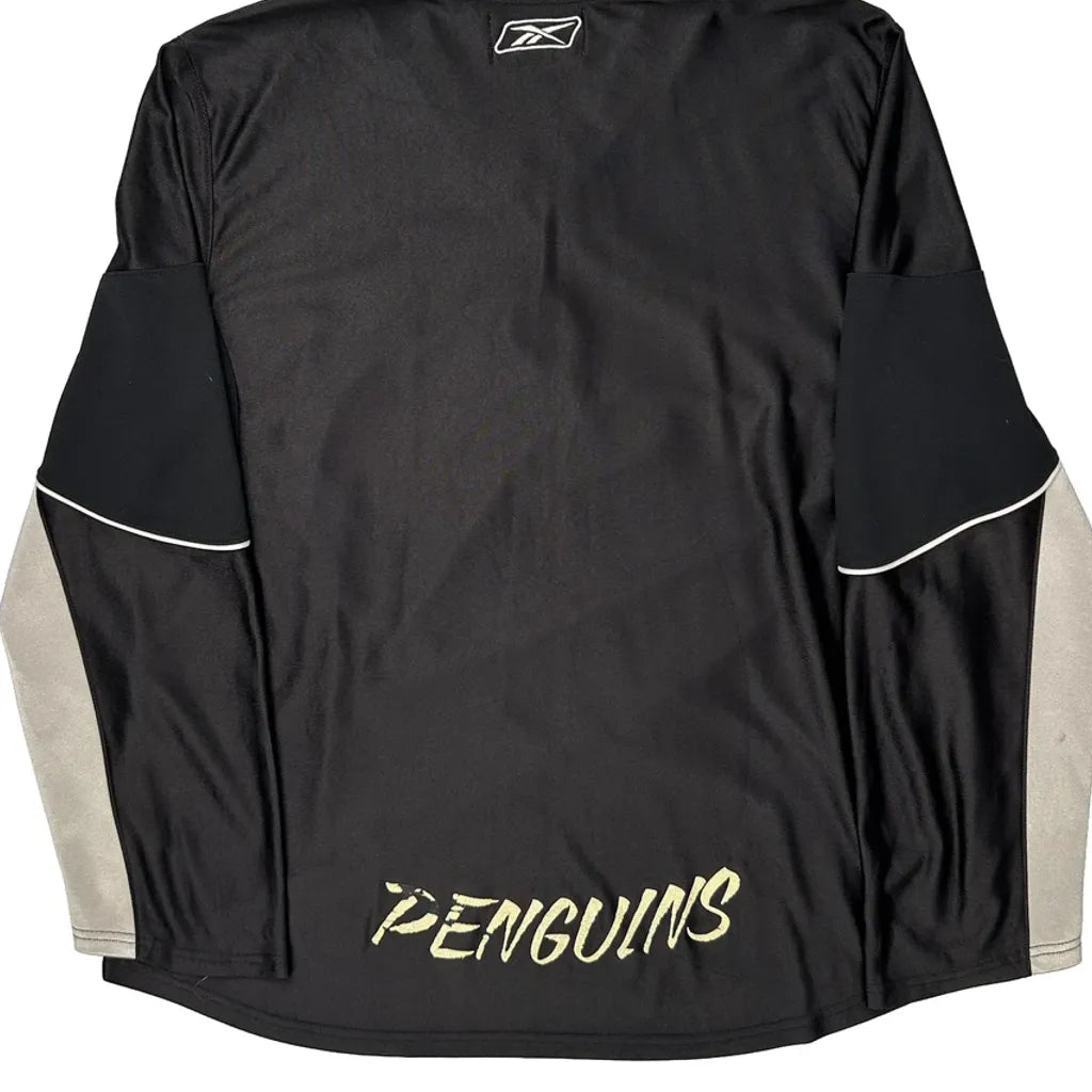 Maillot Pingouins - Femme Noir Manches Longues TTG
