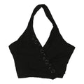 Haut dos nu - Petit mélange de coton noir