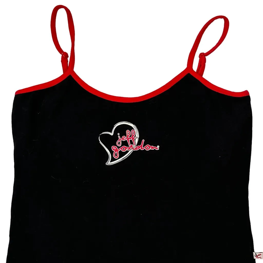 Débardeur femme graphique coton noir coupe classique décontracté streetwear XL
