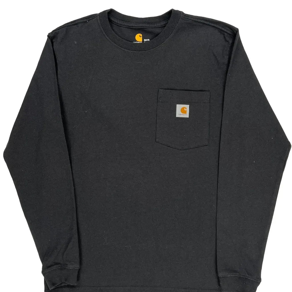 T-shirt à manches longues - Coton noir petite taille