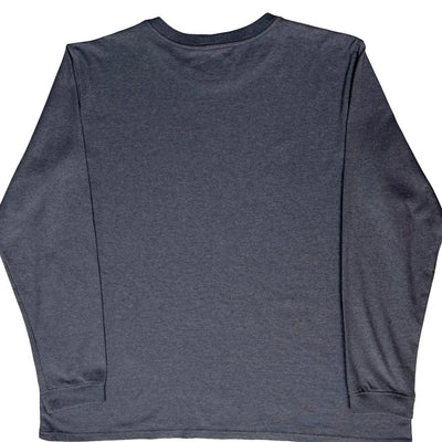 T-shirt à manches longues Femme Coton Gris Col Rond 2XL